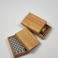 thumbnail image 2 of WEAVILUX Premium Khaki Wood Playing Card Box - Multi-Purpose and, 2 of 6