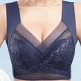 thumbnail image 3 of L-6L Women Large Bra Push Up Ice Silk Seamless upper Bralette Lace Wireless Summer Bras Plus Size Top Lingerie Underwear 15019, 3 of 9