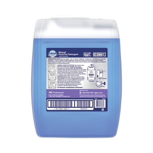 Manual Pot/pan Dish Detergent, Original Scent, Five Gallon Cube | Bundle of 2