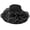 Black, variant on Lispipm Summer Sun Hat with Wide Brim Organzas Derbys Top Hats Ladies Party Church Caps Outdoor Formal Dress Cap Beige