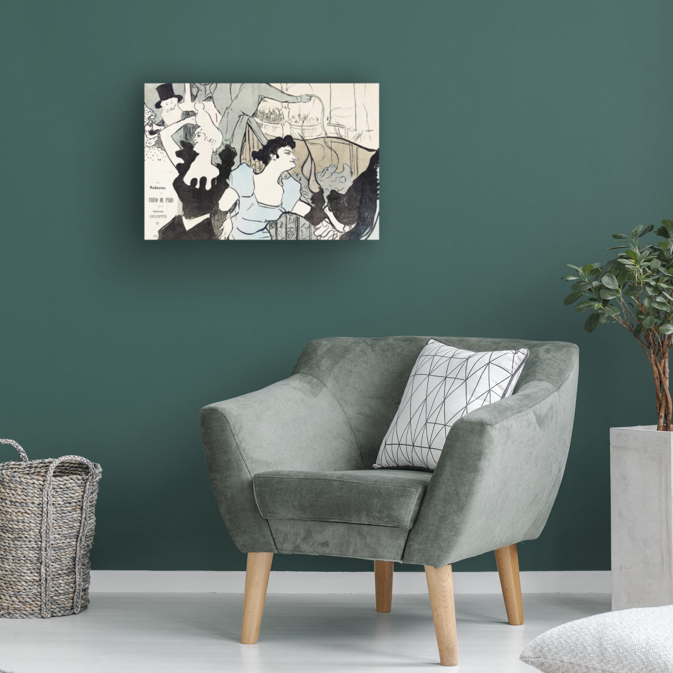 Trademark Fine Art Pictufy Les Reodutes Du Casino De Paris1892 Canvas Wall Art