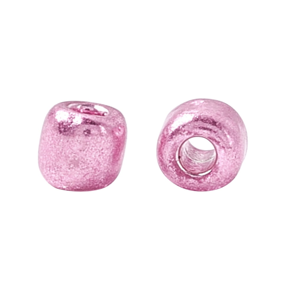 12/0 Glass Seed Beads Metallic Colours Style Round Camellia 12/0 2mm Hole: 1mm about 30000pcs/pound