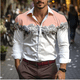 thumbnail image 3 of Camisa con estampado 3D de flores para hombre, primavera y otoño, manga larga, solapa, nueva moda, camisa informal, tendencia urbana, talla 5XL, ropa masculina 2024, 3 of 5