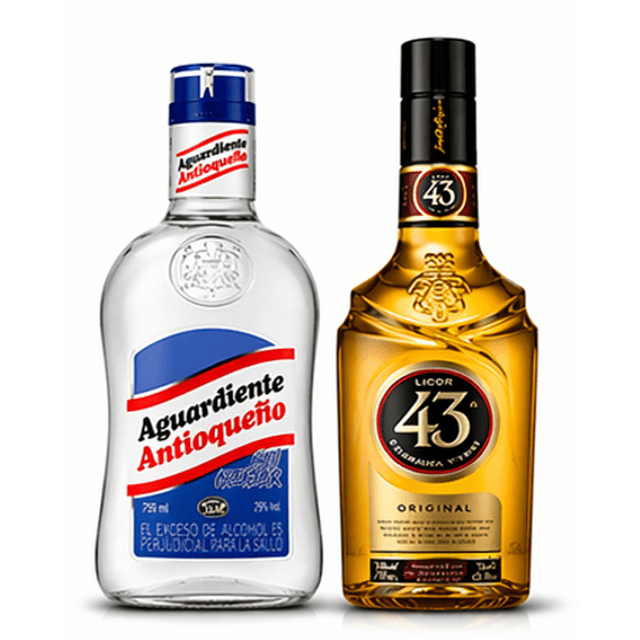 Paquete Licor Antioqueño Y Licor 43 750 ML