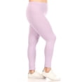 thumbnail image 2 of Women's Plus Size Elastic Band Waist Stretch Comfy Workout Leggings Pants, 2 of 4