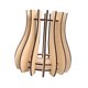 thumbnail image 4 of Rompecabezas de madera Florero Soporte para flores Decoración Ramo Arreglo Florero Construcción marrón, 4 of 9
