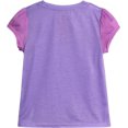 thumbnail image 3 of Disney Girls T-Shirts - 4 Pack Minnie Mouse, Disney Princess Short Sleeve Girls Graphic Tees (Size: 2T-7), 3 of 7