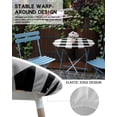 thumbnail image 5 of Fitted Round Tablecloths Table Covers 45-54in,Rustic Black and White Buffalo Checker Waterproof Elastic Edged Table Cloth for Kitchen Dining Holiday Party Tables Decor,Plaids Check, 5 of 6