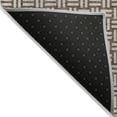 thumbnail image 4 of HomeRoots 595532 8 x 10 ft. Brown & Beige Geometric Washable Indoor & Outdoor Rectangle Area Rug, 4 of 5