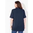 thumbnail image 2 of Catherines Women's Plus Size Short Sleeve Polo, 2 of 5
