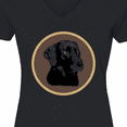 thumbnail image 4 of Inktastic Black Lab Dog Labrador Retriever Women's V-Neck T-Shirt, 4 of 5