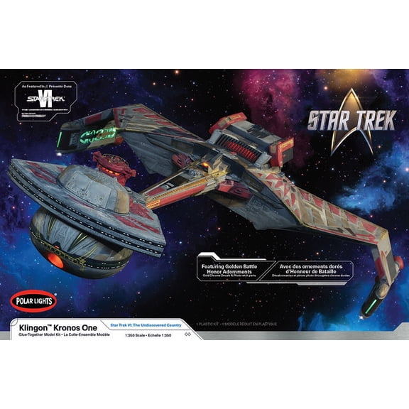 Star Trek 6: The Undiscovered Country Klingon Kronos 1 Polar Lights Model Kit