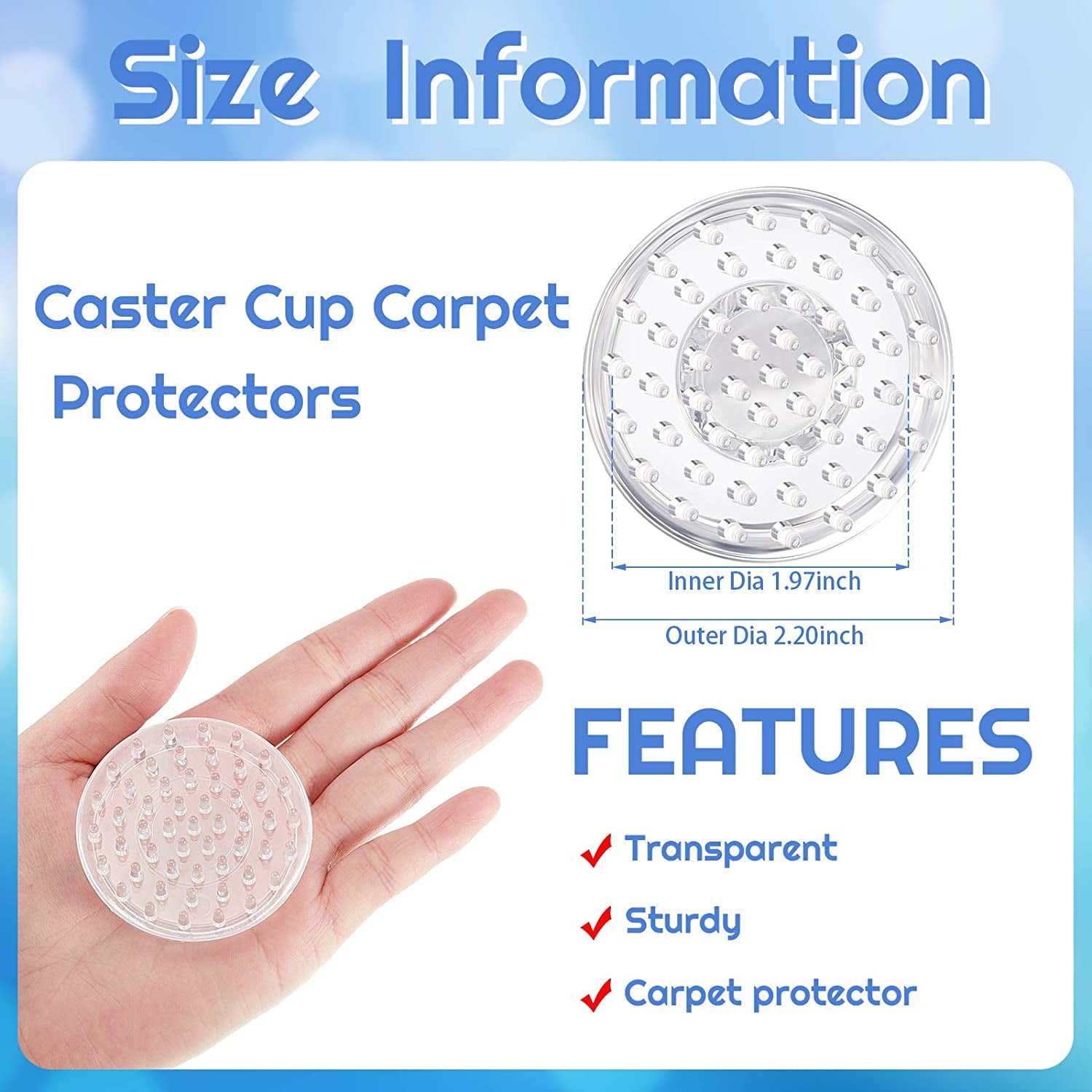 Caster carpet protectors hotsell