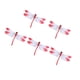 thumbnail image 1 of Dragonfly Tatuajes De Pared Adhesivos Decoración Plástico Decoraciones De Habitaciones 3D rojo DYNWAVEMX Vinilos de libélula, 1 of 8