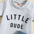 thumbnail image 6 of Gerichy Baby Boy Outfits Toddler Baby Boy Summer Clothes Letter Print Shorts Set Outfits Baby Boys Summer Outfit Short Sleeve Crewneck Print Boys Top Shorts 2 Piece Clothes Set, 6 of 6