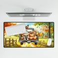 thumbnail image 4 of Hello Fall Autumn Wreath Rat Terrier Pumpkins Pickup Truck Desk Mat Full Keyboard Mouse Pad Ratty Dog Lover Large Mousepad - 13011, 4 of 5
