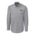 thumbnail image 2 of Men's Cutter & Buck Charcoal Vanderbilt Commodores Easy Care Stretch Gingham Big & Tall Long Sleeve Button-Down Dress, 2 of 3