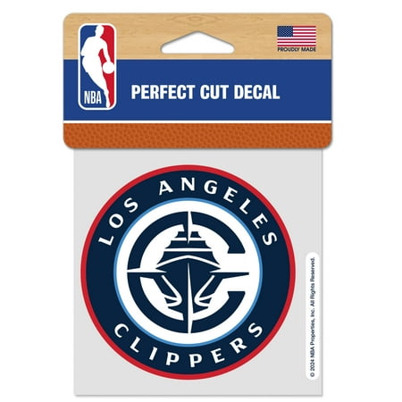 NBA Los Angeles Clippers Prime 4" x 4" Perfect Cut Decal