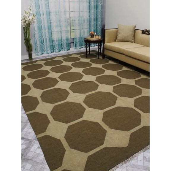 Winchester Jenifer Brown/Ivory Rug, 8'10" x 11'11"