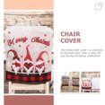thumbnail image 4 of Portada de la silla de comedor de Navidad Cubierta de la silla de decoración de Navidad para la silla de fiesta de Navidad, 4 of 6