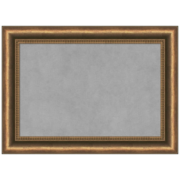Amanti Art Manhattan Bronze Narrow Framed Magnetic Board 22 x 16 in.