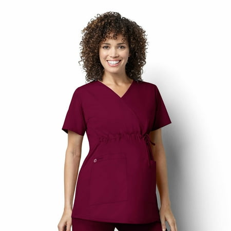 

WonderWink WonderWORK 145-Maternity Mock Wrap Scrub Top