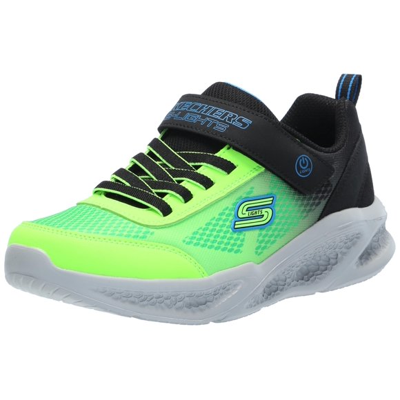 Zapatillas Skechers Kids Meteor-Lights-KRENDO Negro/Azul