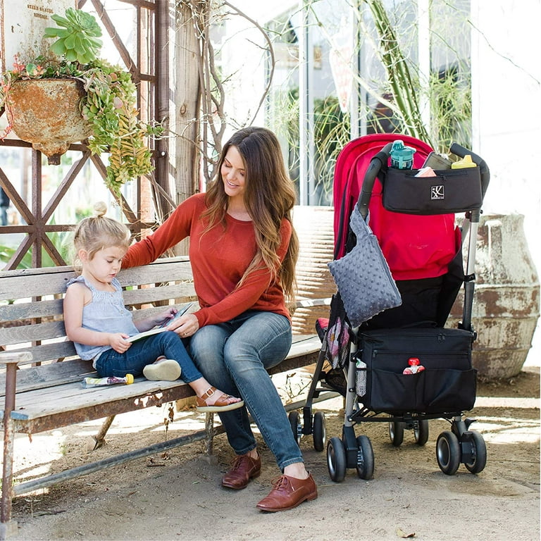 J.L. Childress Cargo 'N Drinks Parent Tray, Black Stroller photo 4