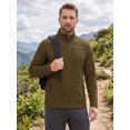 thumbnail image 4 of GIRUNS Men's Jacket Lightweight Softshell Zip Up Windbreaker Outdoor Casual Hiking Coat Olive Green L, 4 of 7