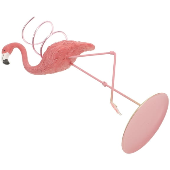 Raindrops Flamingo Plant Stand Decorative Air Plant Holder Tabletop Planter Rack for Home