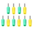 thumbnail image 4 of Enchufe Banana Macho, Conector De Sonda De Enchufe Banana De Varilla Recta 2 Mm Resistente Al Desgaste 5 Juegos De Latón Impermeable Para Enchufe De Panel De Resorte Interno Ccdes Otros, 4 of 8