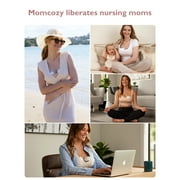 Momcozy M5 Portable Breast Pump Hands free, Wearable Breast Pump Red with Breast Pump Handbag, Red 1 Count