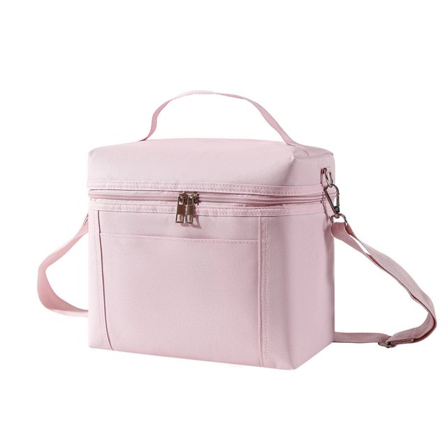 Primegos Insulated Lunch Bag for Adults Lightweight Nylon Waterproof Lunch Box with Removable Adjustable Strap Reusable Thermal Bento Bag for Work Picnics Camping