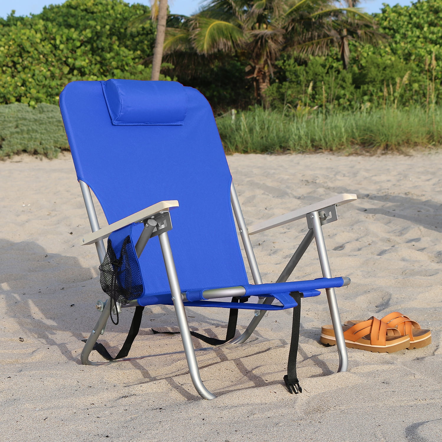 Seasonal Supply Co. 4-Position Backpack Beach Chair