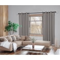 thumbnail image 4 of Better Homes & Gardens 1” Clear Acrylic Square Single Curtain Rod, Matte Black, 42-120”, 4 of 7
