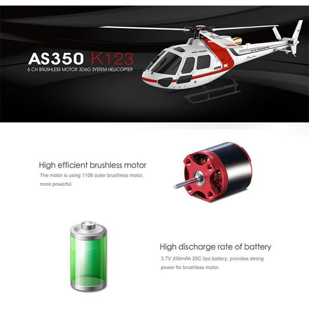 Xk as350 sales k123 6ch brushless