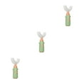 thumbnail image 2 of Jumpingount Cepillo de de silicona portátil en forma de U, seguro, encantador, Manual, cepillo de para niños y niñas, herramientas de 1-8 Edad Verde 3piezas Jumpingount CBP191157, 2 of 6