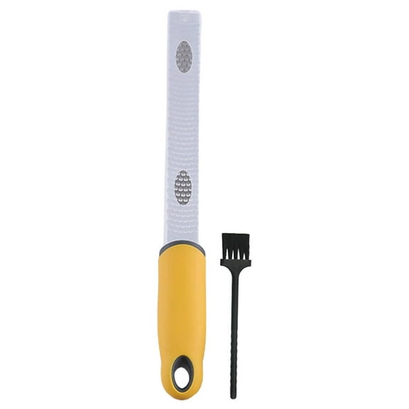 HCTSHG Stainless Steel Multi-Purpose Grater, 4-Sided, for Hard Cheeses, Vegetables, Chocolate, Lemon Zester,with Cleaning Brush, Rust-Resistant, Kitchen Grater and Slicer Set