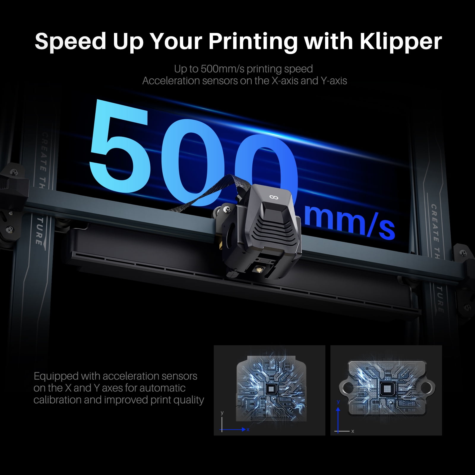 ELEGOO Neptune 4 Pro FDM 3D Printer 500mm/s High-Speed +2 KG PLA
