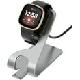 thumbnail image 1 of Tianle Charger Dock Compatible with Fitbit Sense/Sense 2/Versa 3/Versa 4, Charging Stand Cable with 4.9ft USB Cord for Fitbit Sense, Sense 2, Versa 3, Versa 4 Smart Watch (Grey), 1 of 7