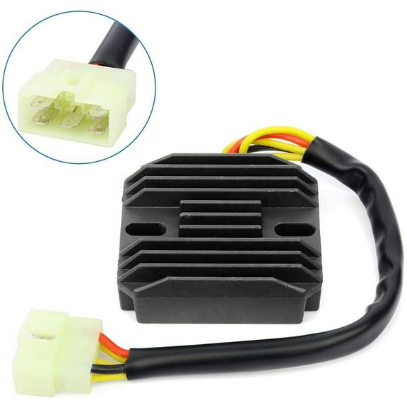 ECCPP Voltage Regulator Rectifier Fit for 1991-2001 Suzuki King Quad 300 1989-2001 2003-2004 Suzuki Quadrunner 160 1988-2001 Suzuki Quadrunner 250 1987-1993 Suzuki Quadrunner 4WD Rectifier Regulator