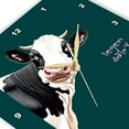thumbnail image 3 of 3dRose, Legen Dairy Pun Cartoon Style Cow , 10x10 Wall Clock, 3 of 8