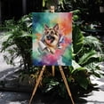 thumbnail image 4 of Funny Watercolor Adorable German Shepherd Peeking Through Torn Paper Effect Vertical Matte Canvas Poster Alsatian Dog Lover Gifts Wall Art Home Decor - 00026, 4 of 5