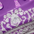 thumbnail image 5 of Erosebridal 3D Princess Crown Black Out Curtains,Purple Sequin Print Curtains Pack of 2 (42x63 Each) For Girls Kids, 5 of 7