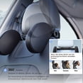 thumbnail image 2 of 360° Adjustable Ergonomic Car Headrest with Memory Foam and Side Pads - Suitable for most car models, easy one-touch adjustment provides comfortable sleep support for your journey. Compatible with BM, 2 of 17