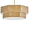 thumbnail image 2 of 46995HB Hinkley Lighting Facet - 60W 12 LED Medium Convertible Chandelier-14.75 Inch Tall and 38 Inch Wide-Heritage Brass Finish, 2 of 10