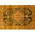 thumbnail image 1 of Ahgly Company Machine Washable Indoor Rectangle Persian Yellow Traditional Area Rugs, 5' x 8', 1 of 4