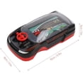 thumbnail image 2 of Handheld Racing Car Game, Portable Handheld Dual Player Race Game, Simulation Adventure Driving Steering Wheel Interactive Racing Car Games (Red), 2 of 7