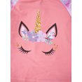 thumbnail image 4 of RUNQHUI Girls' Cartoon Horse Print Rash Guard Set Long Sleeve Two Piece Swimsuit Bathing Suit with Abstract Fish Scales 12, 4 of 7
