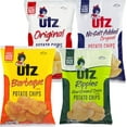 thumbnail image 2 of Utz Quality Foods 9.5 oz. Family Size Variety 4- Pack Potato Chips (Original, No Salt, BBQ, Sour Cream & Onion), 2 of 2